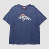 Denver Broncos NFL 2000s T-shirt Navy Vintage - Fanatics