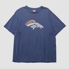 Denver Broncos NFL 2000s T-shirt Navy Vintage - Fanatics