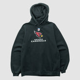 Arizona Cardinals Reebok 2000s Hooded Pullover Sweatshirt Black Vintage - Fanatics