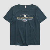 Pittsburgh Steelers Anvil 2006 T-shirt Navy Vintage - Fanatics