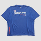 New York Giants Reebok 2000s T-shirt Blue Vintage - Fanatics