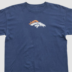 Denver Broncos 2000s T-shirt Navy Vintage - Fanatics