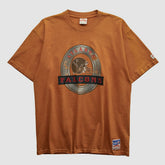 Atlanta Falcons Nutmeg Mills 90s T-shirt Clay Vintage - Fanatics