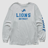 Detroit Lions NFL 2000s Long Sleeve T-shirt White Vintage - Fanatics