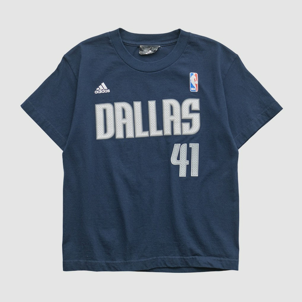 Adidas - Dallas Mavericks 2010s T-shirt - Navy Vintage