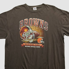 Cleveland Browns NFL 2000s T-shirt Brown Vintage - Fanatics