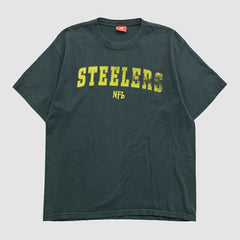 Pittsburgh Steelers NFL 2000s T-shirt Black Vintage - Fanatics