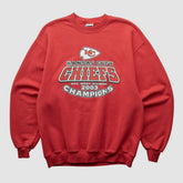 Kansas City Chiefs Jerzees 2003 Pullover Sweatshirt Red Vintage - Fanatics