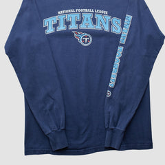 Tennessee Titans NFL 2000s Long Sleeve T-shirt Navy Vintage - Fanatics
