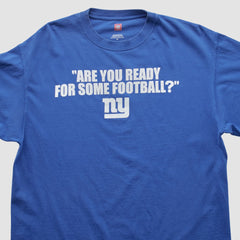 New York Giants NFL 2000s T-shirt Blue Vintage - Fanatics