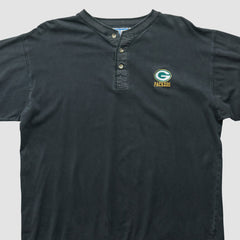 Green Bay Packers Logo 7 90s Long Sleeve T-shirt Black Vintage - Fanatics