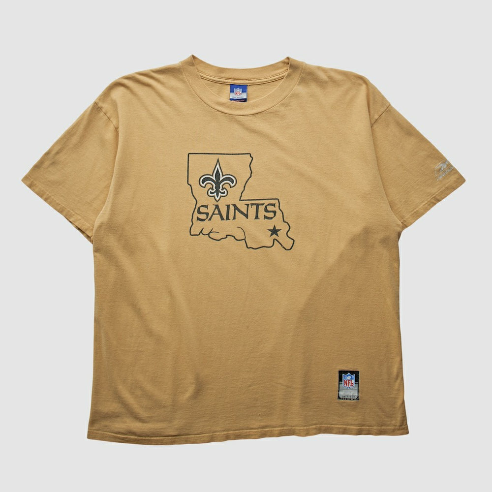 New Orleans Saints Reebok 2000s T-shirt Tan Vintage - Fanatics