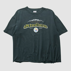 Pittsburgh Steelers NFL 2000s T-shirt Black Vintage - Fanatics