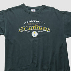 Pittsburgh Steelers NFL 2000s T-shirt Black Vintage - Fanatics