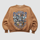 Denver Broncos Hanes 1998 Pullover Sweatshirt Clay Vintage - Fanatics