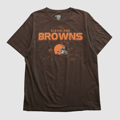 Cleveland Browns NFL 2010s T-shirt Brown Vintage - Fanatics