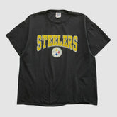 Pittsburgh Steelers NFL 2000s T-shirt Black Vintage - Fanatics