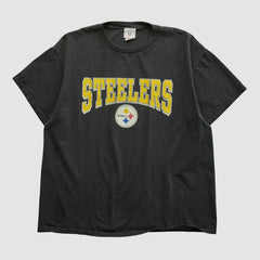 Pittsburgh Steelers NFL 2000s T-shirt Black Vintage - Fanatics