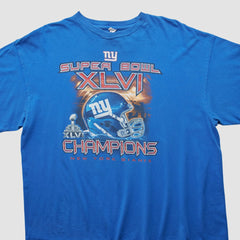 New York Giants Delta 2012 T-shirt Blue Vintage - Fanatics