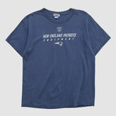 New England Patriots Reebok 2000s T-shirt Navy Vintage - Fanatics