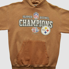 Super Bowl XL Reebok 2006 Hooded Pullover Sweatshirt Clay Vintage - Fanatics