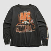 Denver Broncos NFL 2013 Long Sleeve T-shirt Black Vintage - Fanatics