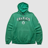 Adidas - Boston Celtics 2010s Hooded Pullover Sweatshirt - Green Vintage