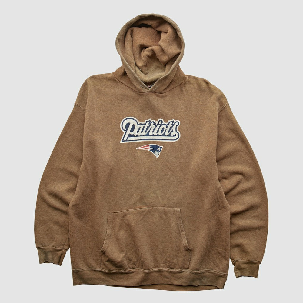 New England Patriots NFL 2000s Hooded Pullover Sweatshirt Clay Vintage - Fanatics