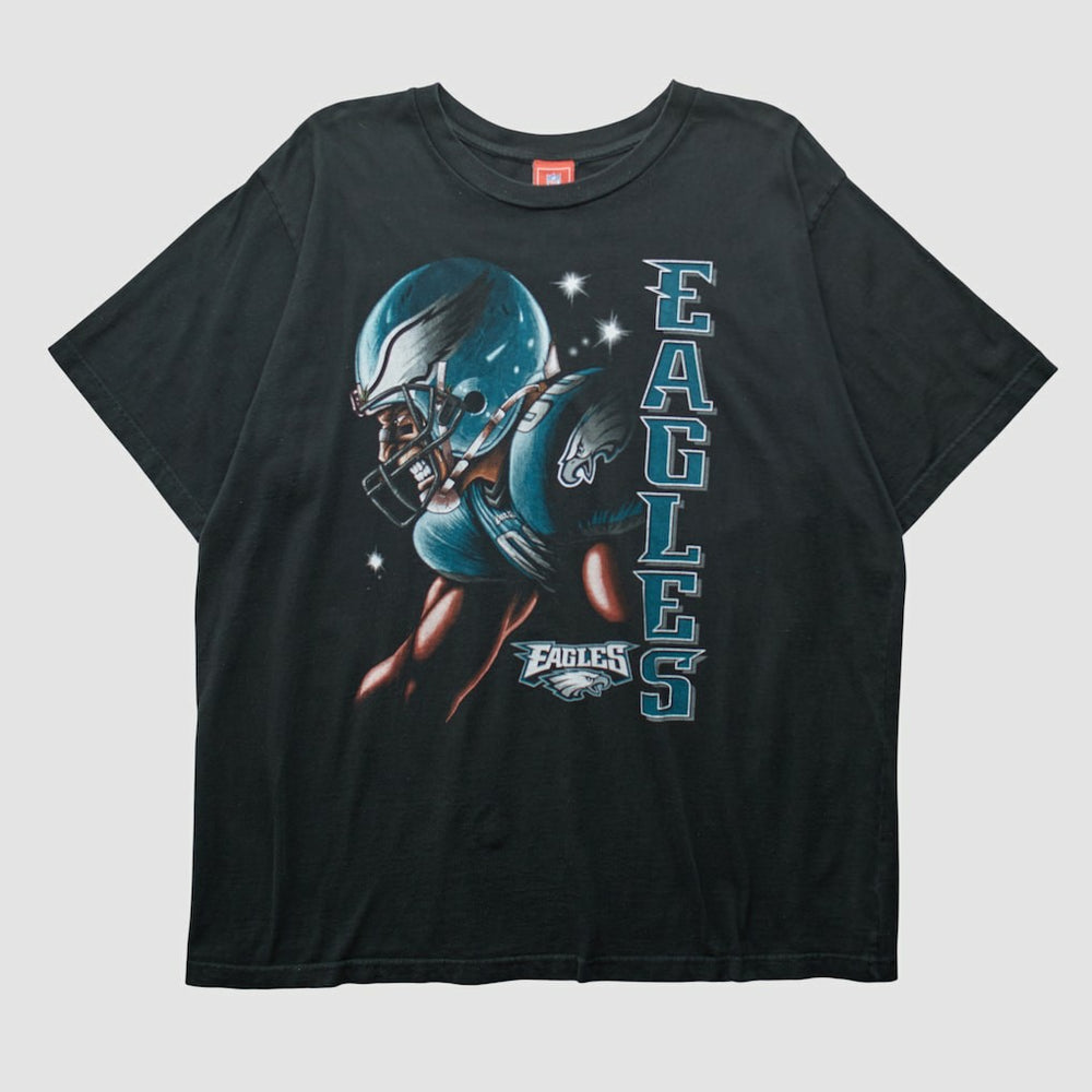 Philadelphia Eagles NFL 2000s T-shirt Black Vintage - Fanatics