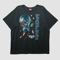 Philadelphia Eagles NFL 2000s T-shirt Black Vintage - Fanatics