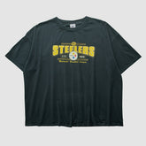 Pittsburgh Steelers NFL 2000s T-shirt Black Vintage - Fanatics