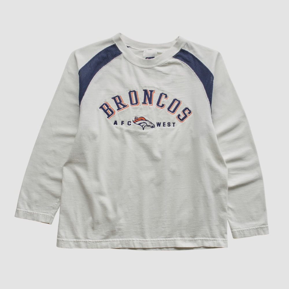 Denver Broncos CSA 90s Long Sleeve T-shirt White Vintage - Fanatics