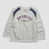 Denver Broncos CSA 90s Long Sleeve T-shirt White Vintage - Fanatics