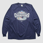 New England Patriots Delta 2004 Long Sleeve T-shirt Navy Vintage - Fanatics