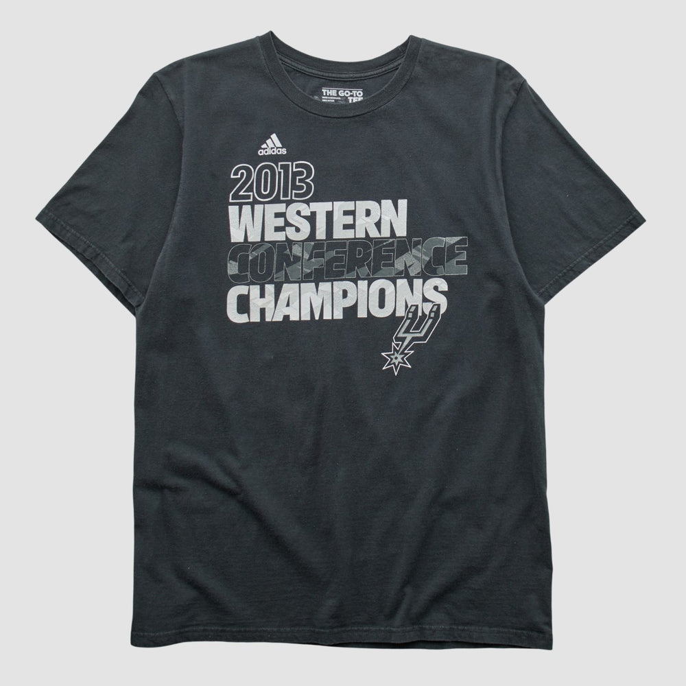 Adidas - San Antonio Spurs 2013 T-shirt - Black Vintage