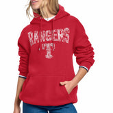 Texas Rangers Starter Women's Lace Team Lockup Fleece Hoodie discount