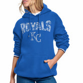 Kansas City Royals Starter Women's Lace Team Lockup Fleece Hoodie Online