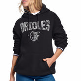 Baltimore Orioles Starter Women's Lace Team Lockup Fleece Hoodie Online