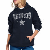 Houston Astros Starter Women's Lace Team Lockup Fleece Hoodie Lifestyle