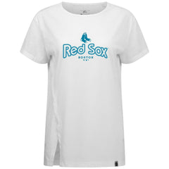 Boston Red Sox Levelwear Women's Blue Haven Influx Cornerstone T-Shirt Lifestyle
