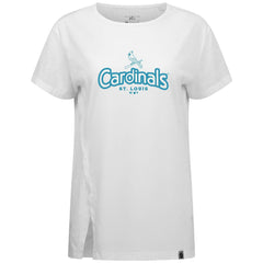 St. Louis Cardinals Levelwear Women's Blue Haven Influx Cornerstone T-Shirt Lifestyle