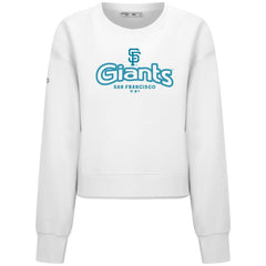 San Francisco Giants Levelwear Women's Judd Cornerstone Cropped Sweatshirt On Sale