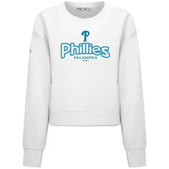 Philadelphia Phillies Levelwear Women's Judd Cornerstone Cropped Sweatshirt Sale