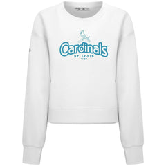 St. Louis Cardinals Levelwear Women's Judd Cornerstone Cropped Sweatshirt On Sale