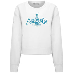 Los Angeles Angels Levelwear Women's Judd Cornerstone Cropped Sweatshirt Lifestyle
