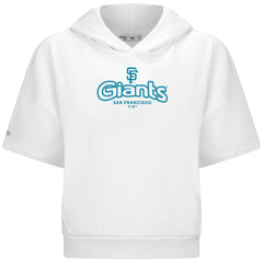 San Francisco Giants Levelwear Women's Amber Short Sleeve Cornerstone Hoodie Clearance