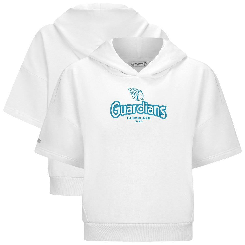 Cleveland Guardians Levelwear Women's Amber Short Sleeve Cornerstone Hoodie Online