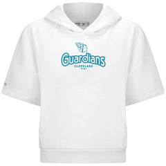 Cleveland Guardians Levelwear Women's Amber Short Sleeve Cornerstone Hoodie Online