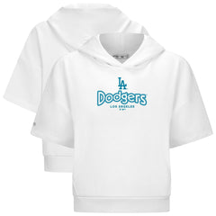 Los Angeles Dodgers Levelwear Women's Amber Short Sleeve Cornerstone Hoodie Sale