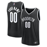 Fanatics - Brooklyn Nets Fast Break Custom Jersey - Icon Edition - Black